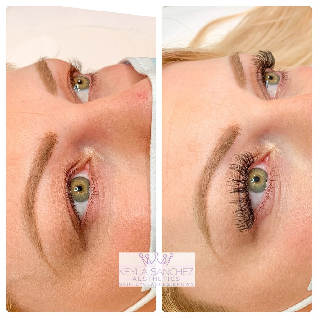 Before and after hybrid lash extensions Before and after hybrid lash extensions.