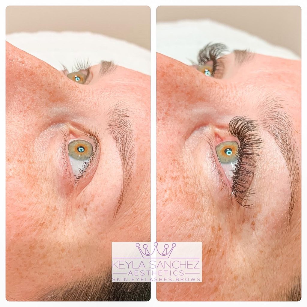 Before and after lash extensions Before and after lash extensions.